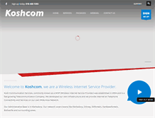 Tablet Screenshot of koshcom.co.za